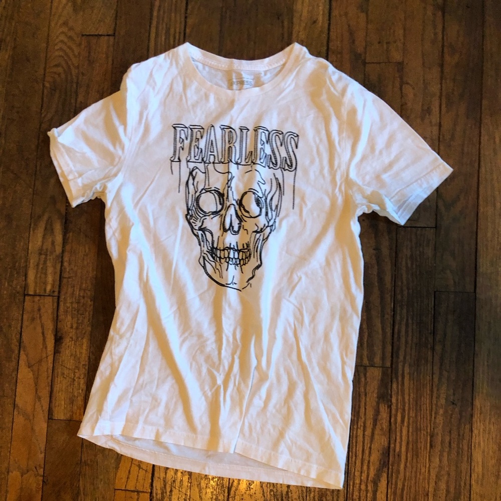 Fearless black and white shirt